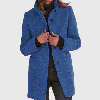 Elegant Wool-Blend Women’s Coat