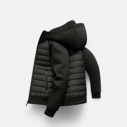 Men’s Hooded Puffer Jacket – Premium Warm Winter Coat