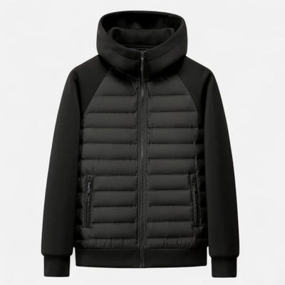 Men’s Hooded Puffer Jacket – Premium Warm Winter Coat