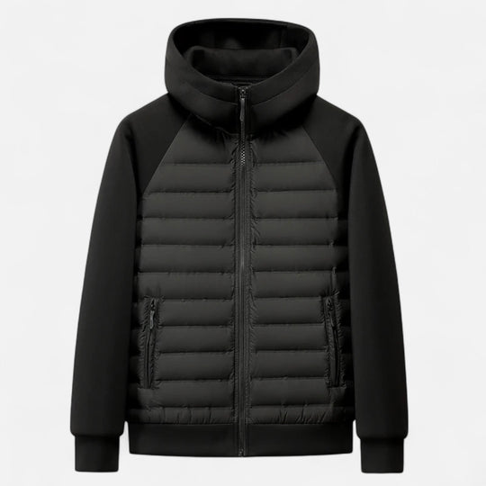 Men’s Hooded Puffer Jacket – Premium Warm Winter Coat