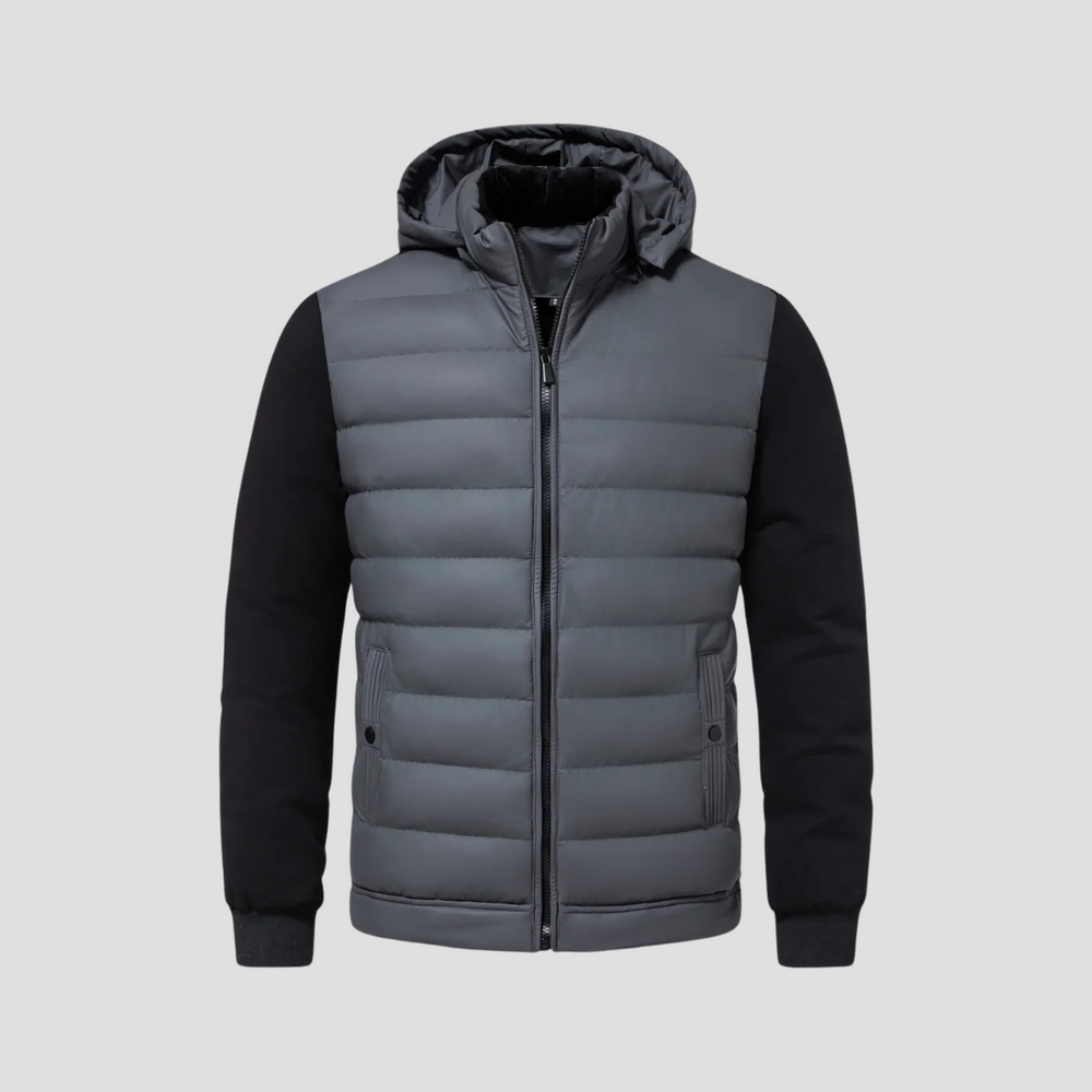 Men’s Urban Puffer Jacket with Hood