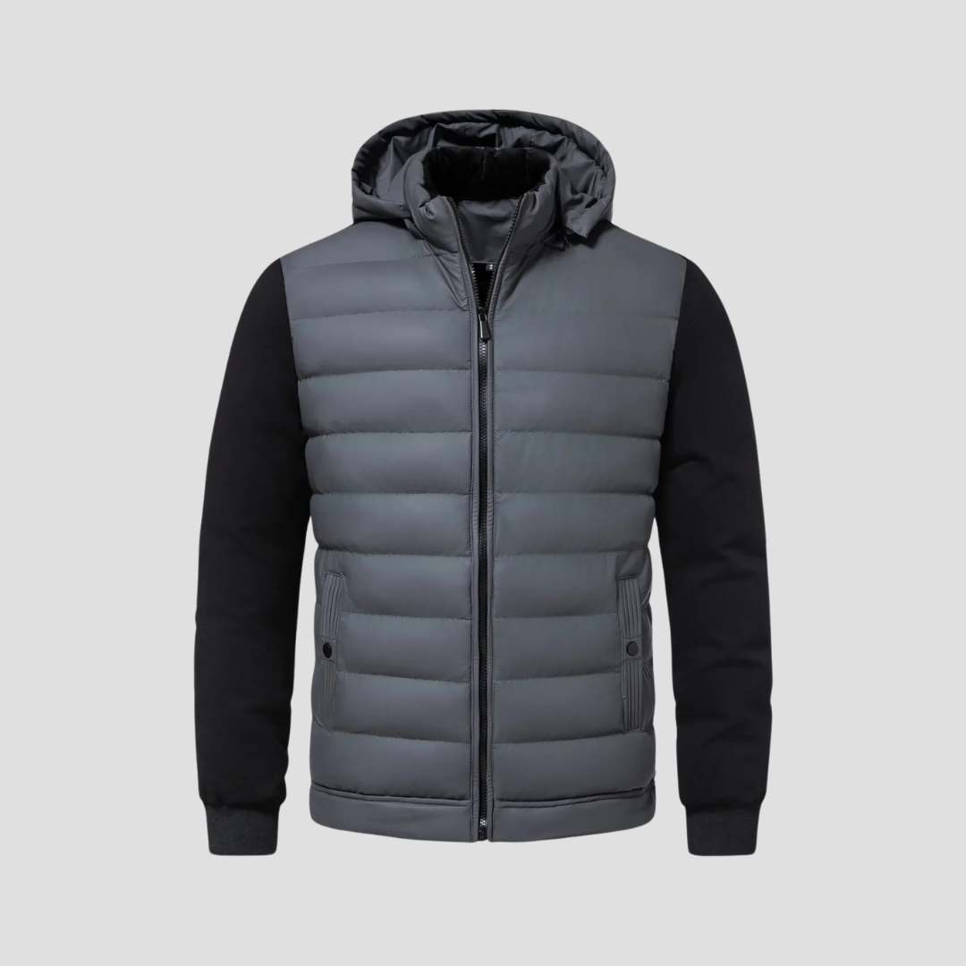 Men’s Urban Puffer Jacket with Hood