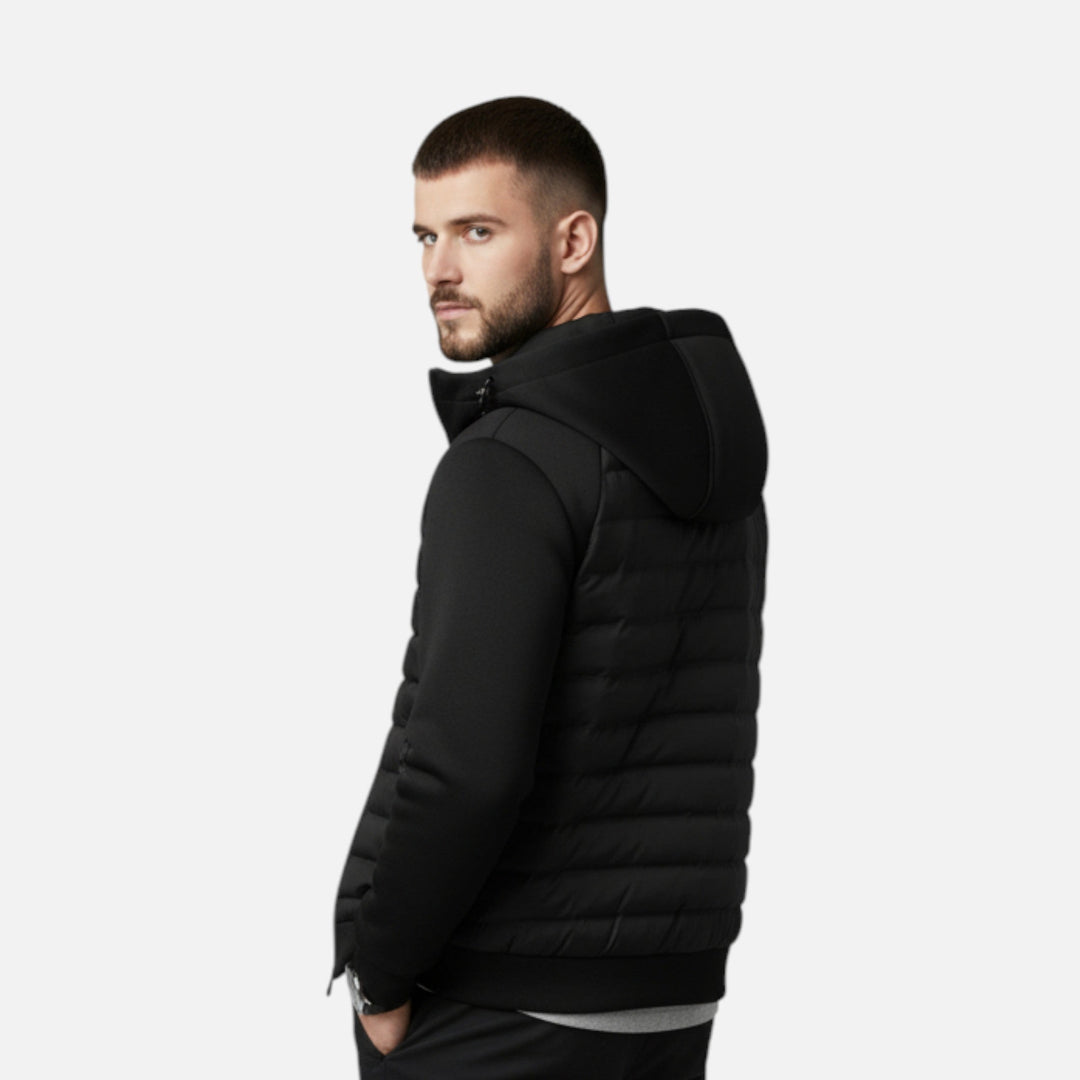 Men’s Hooded Puffer Jacket – Premium Warm Winter Coat